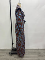 Women's Polka-Dot Belted Suit Set