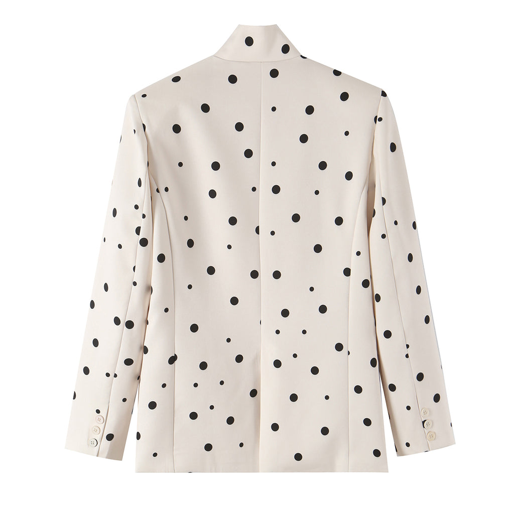 Women's Gradient Polka-Dot Blazer