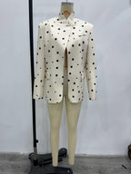 Women's Gradient Polka-Dot Blazer