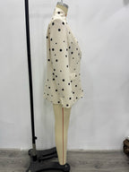 Women's Gradient Polka-Dot Blazer