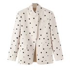 White Polka Dot