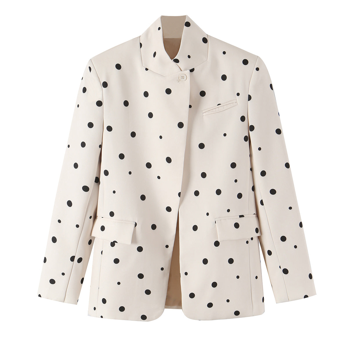 White Polka Dot
