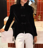 Women's Velvet Short Coat