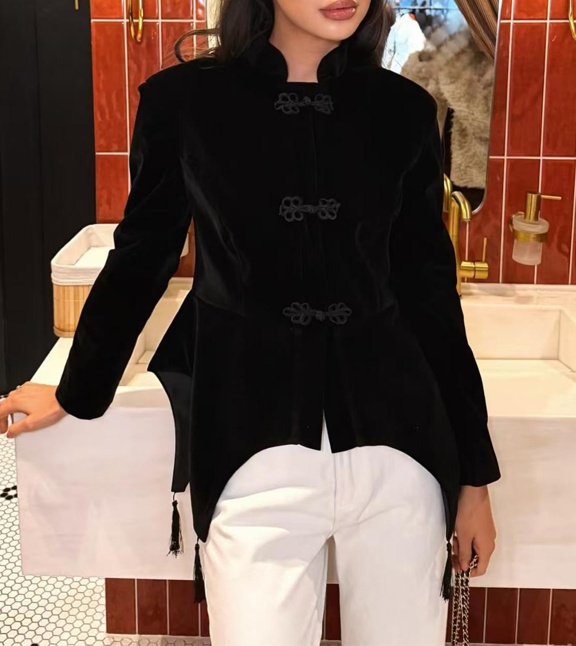 Women's Velvet Short Coat