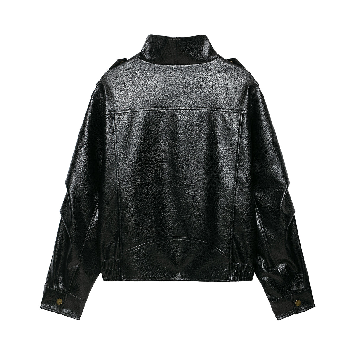 Women's Faux Leather Biker Jacket