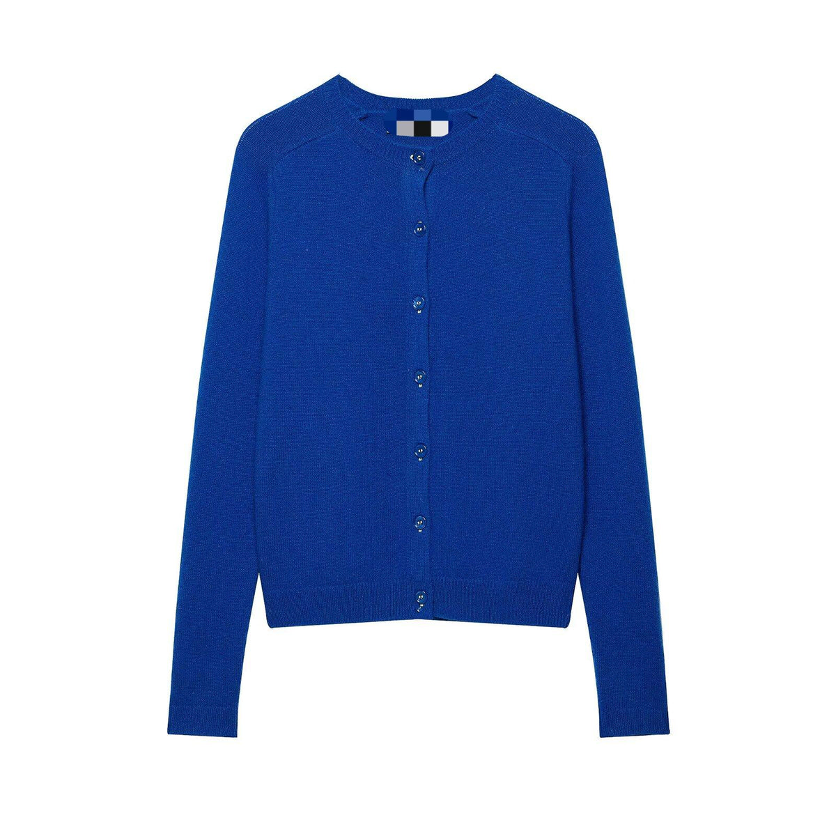 Women's Long-Sleeve Crew-Neck Knit Coat