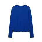 Women's Long-Sleeve Crew-Neck Knit Coat