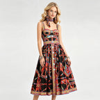 Women's Sleeveless Printed Summer Dress
