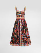 Women's Sleeveless Printed Summer Dress