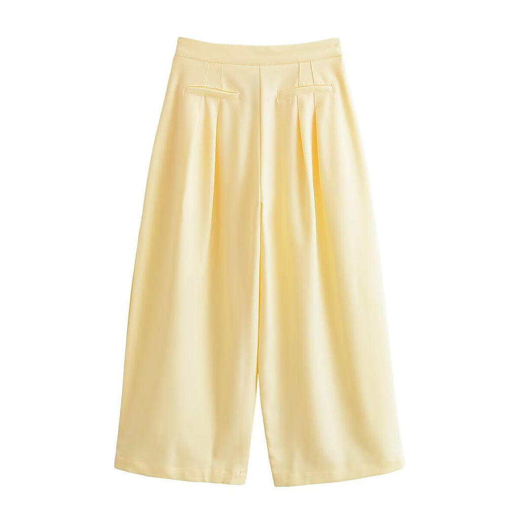 Women's High-Rise Wide-Leg Pants