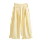 Women's High-Rise Wide-Leg Pants
