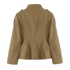Women's Button-Detail Blazer and Shorts Set