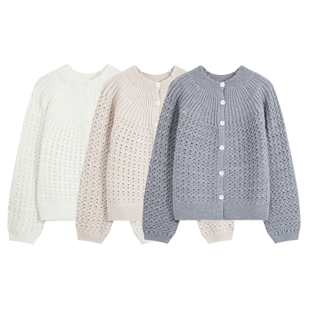 Women's Long-Sleeve Office Knit Cardigan