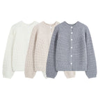 Women's Long-Sleeve Office Knit Cardigan