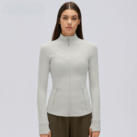 Flocking Polka Dot Dove Gray