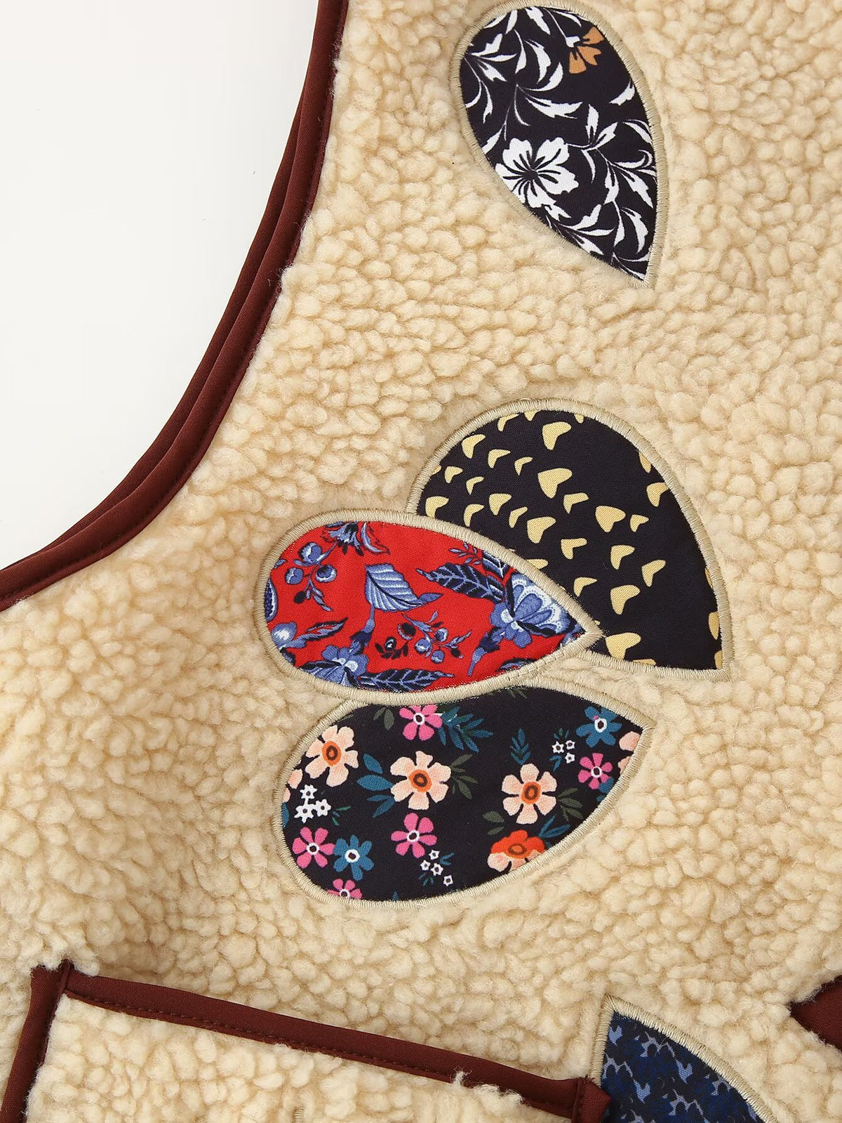 Women's Embroidered Lambswool Vest