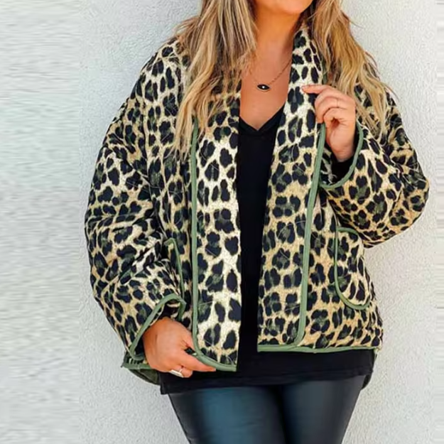 Women's Leopard Print Coat