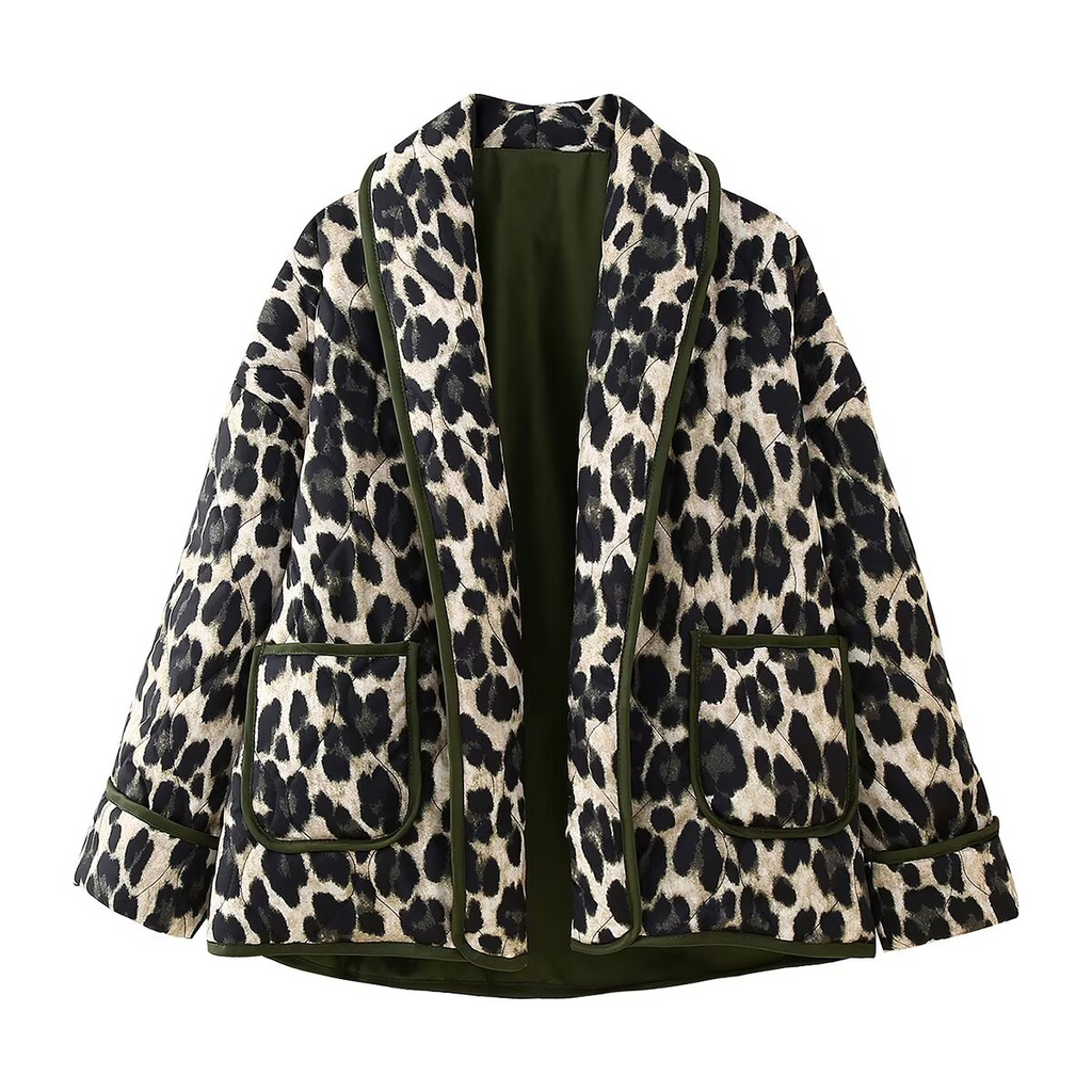 Women's Leopard Print Coat