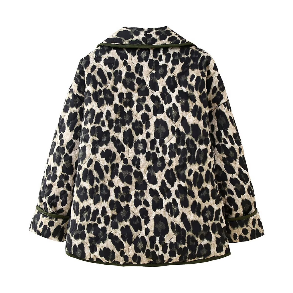 Women's Leopard Print Coat
