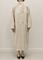 Women's Stand-Collar Trench Coat
