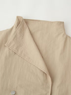 Women's Stand-Collar Trench Coat