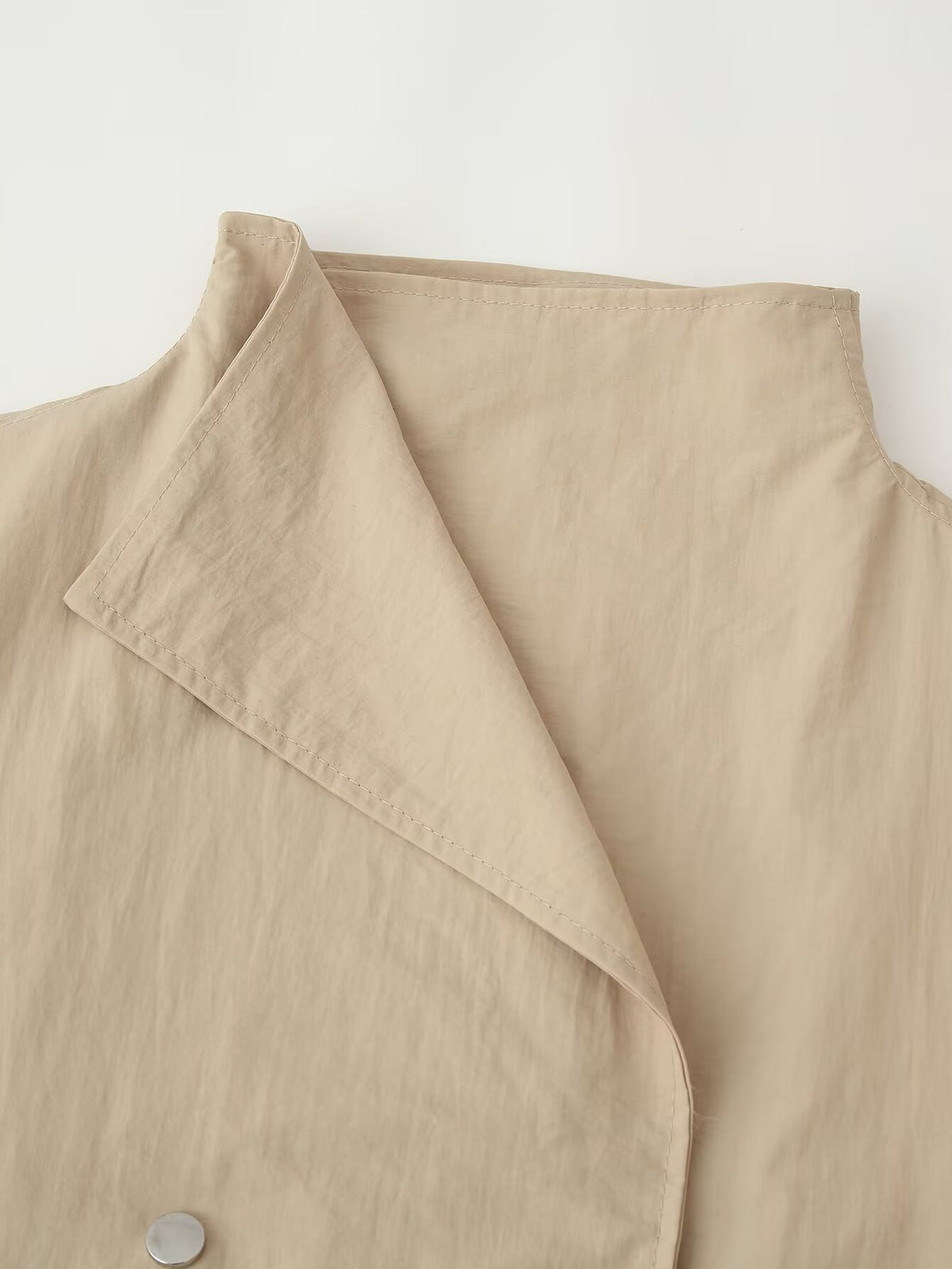 Women's Stand-Collar Trench Coat