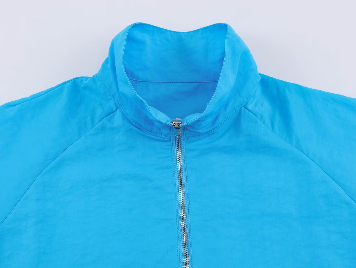 Women's Stand-Collar Zipper Coat