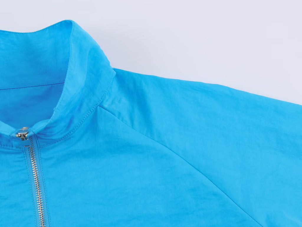 Women's Stand-Collar Zipper Coat
