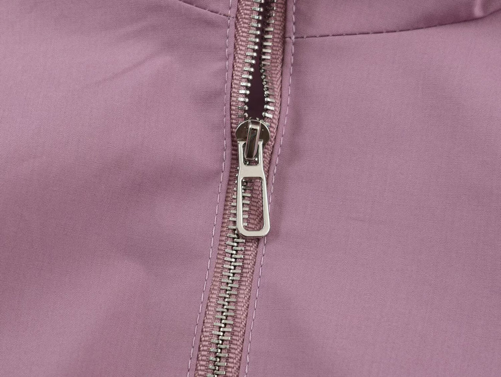 Women's Minimalist Stand-Collar Coat