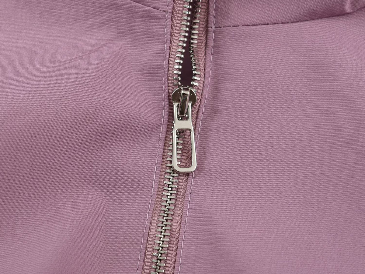 Women's Minimalist Stand-Collar Coat
