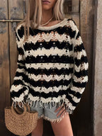Women's Color-Block Knit Sweater