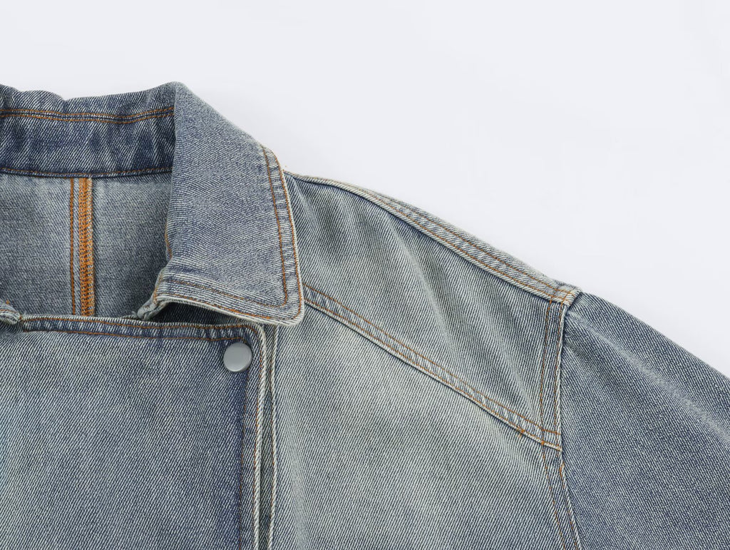 Women's Belted Denim Jacket