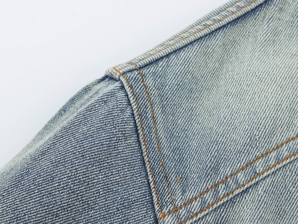 Women's Belted Denim Jacket