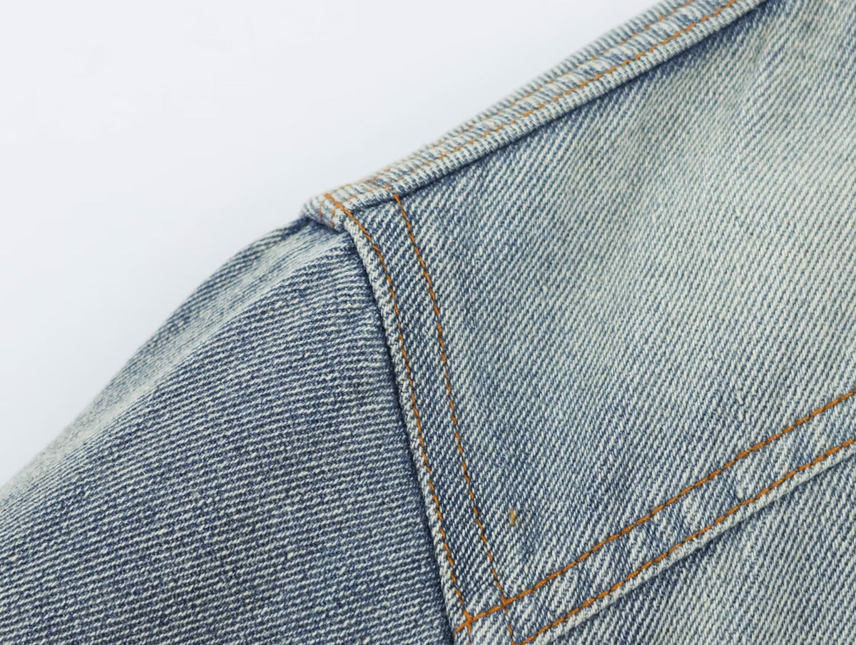 Women's Belted Denim Jacket
