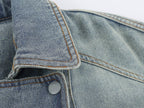 Women's Belted Denim Jacket