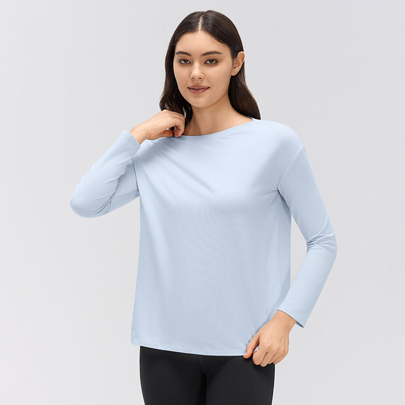 Women's Off-Shoulder Yoga Top
