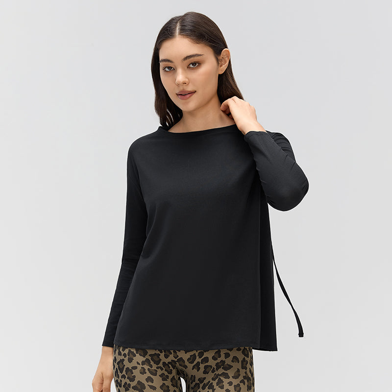 Women's Off-Shoulder Yoga Top