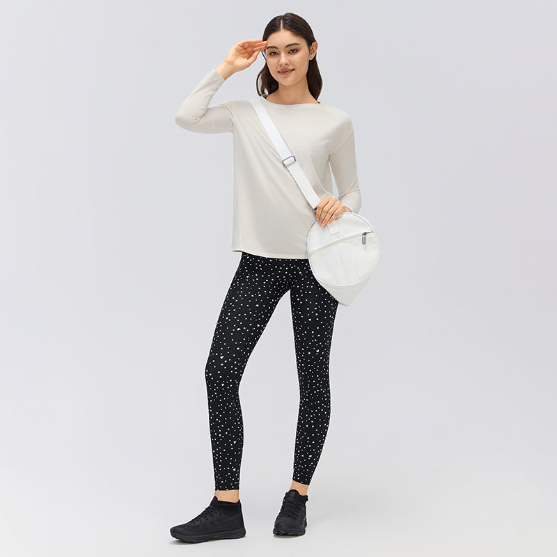 Women's Off-Shoulder Yoga Top