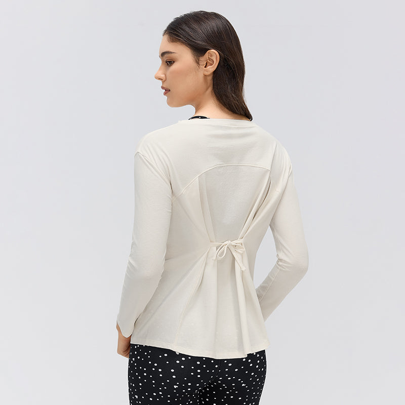Women's Off-Shoulder Yoga Top