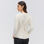Women's Off-Shoulder Yoga Top