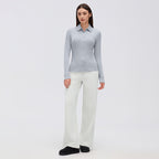 Women's Modal Button-Up Yoga Top