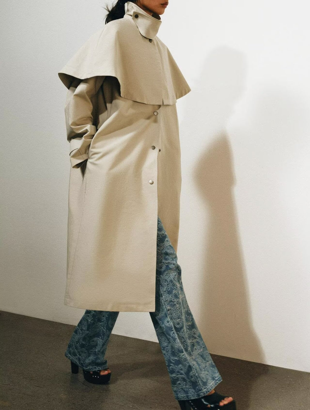 Women's Long Trench Coat