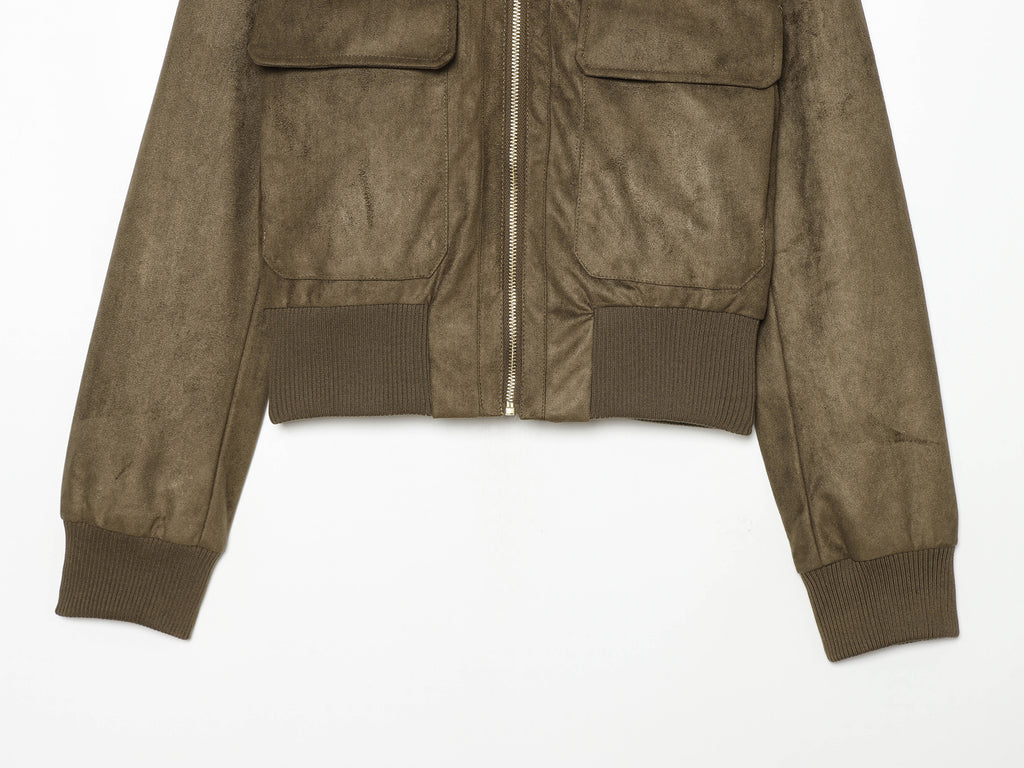 Women's Suede Short Jacket