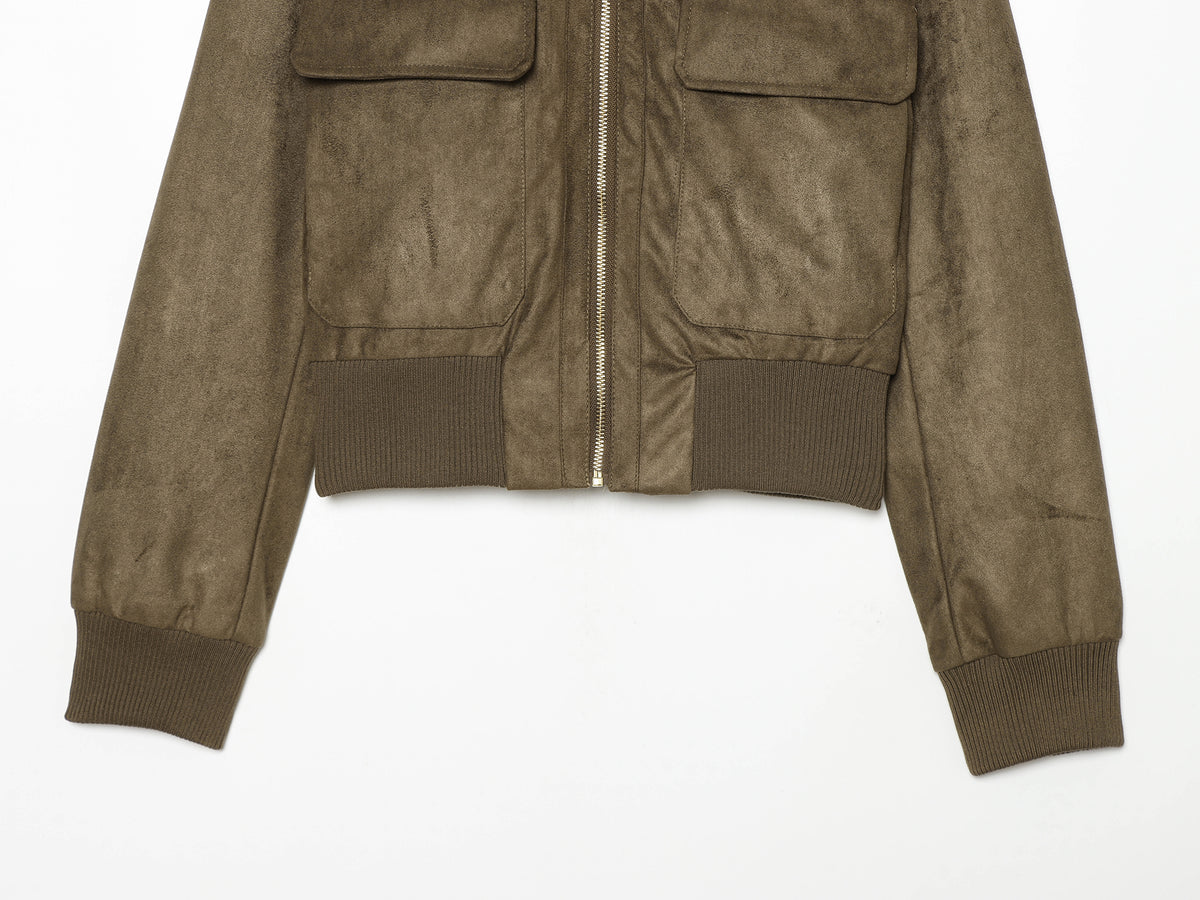 Women's Suede Short Jacket