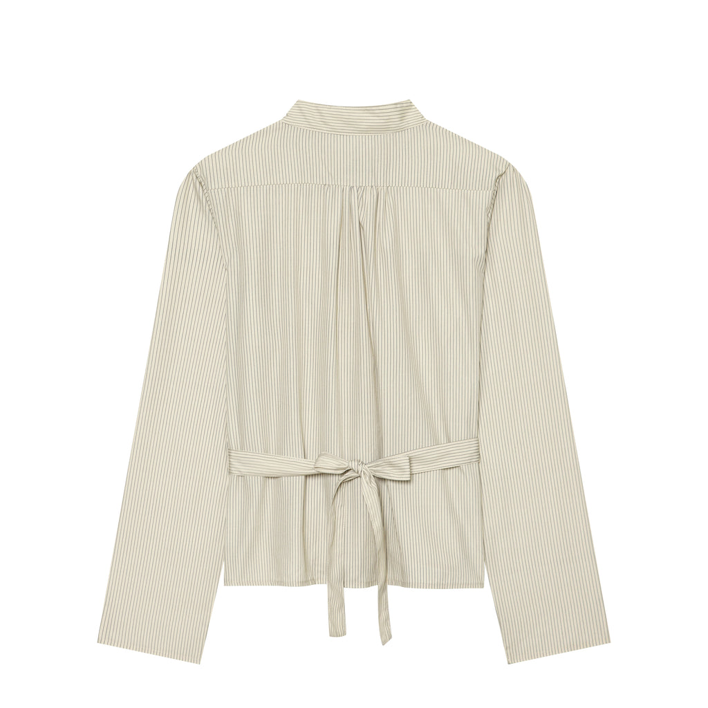 Women's Striped Button Shirt