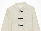 Women's Striped Button Shirt