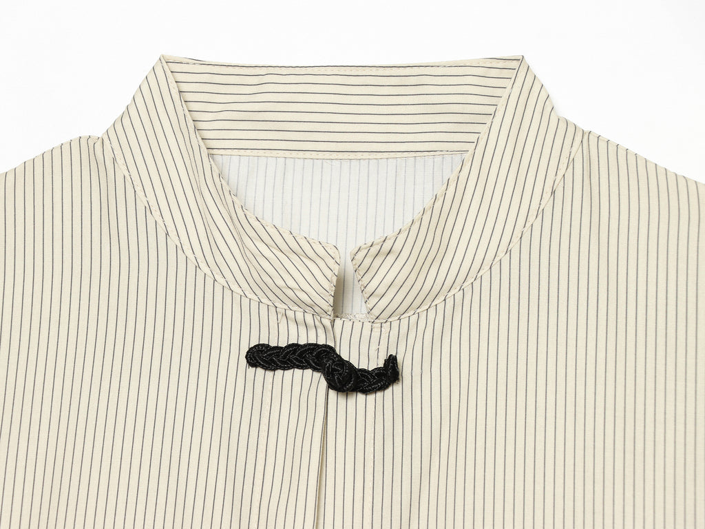 Women's Striped Button Shirt