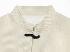 Women's Striped Button Shirt