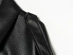 Women's Faux Leather Bomber Jacket