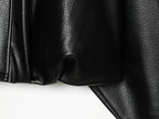 Women's Faux Leather Bomber Jacket